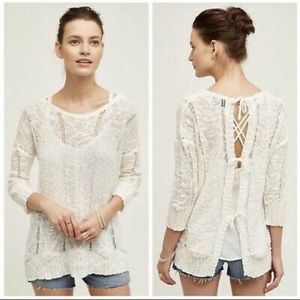 Anthropologie Knitted & Knotted Adelina Tie Back M